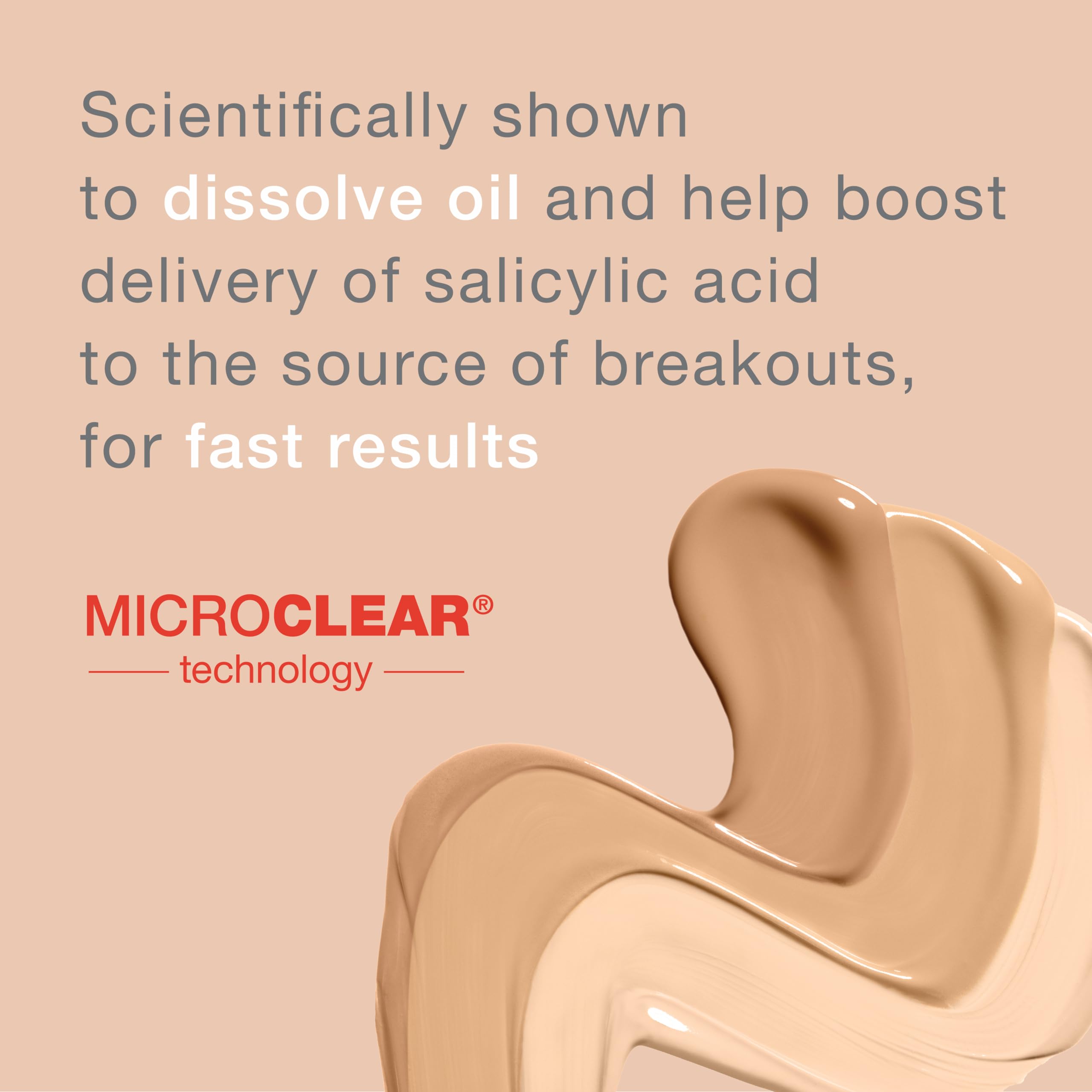 Neutrogena being blended with fingers demonstrating lightweight coverage benefit