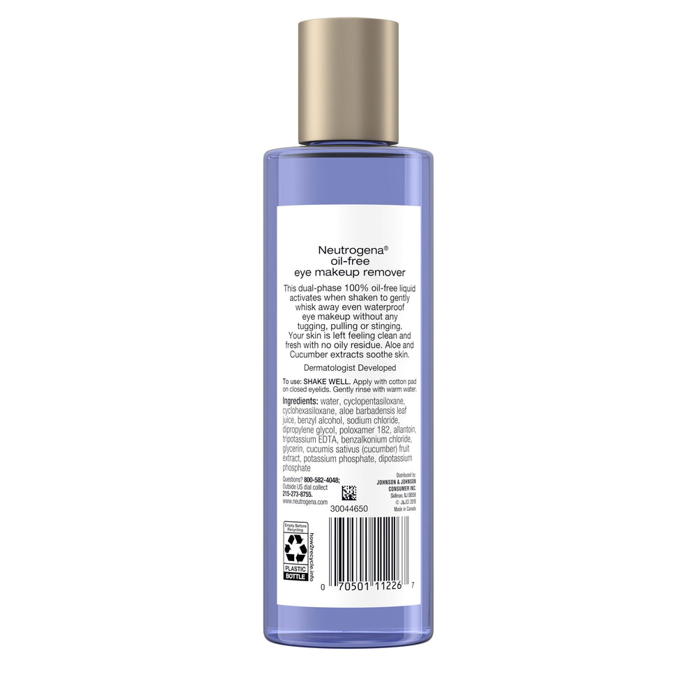 Neutrogena bottle on bathroom counter as part of a gentle skincare routine