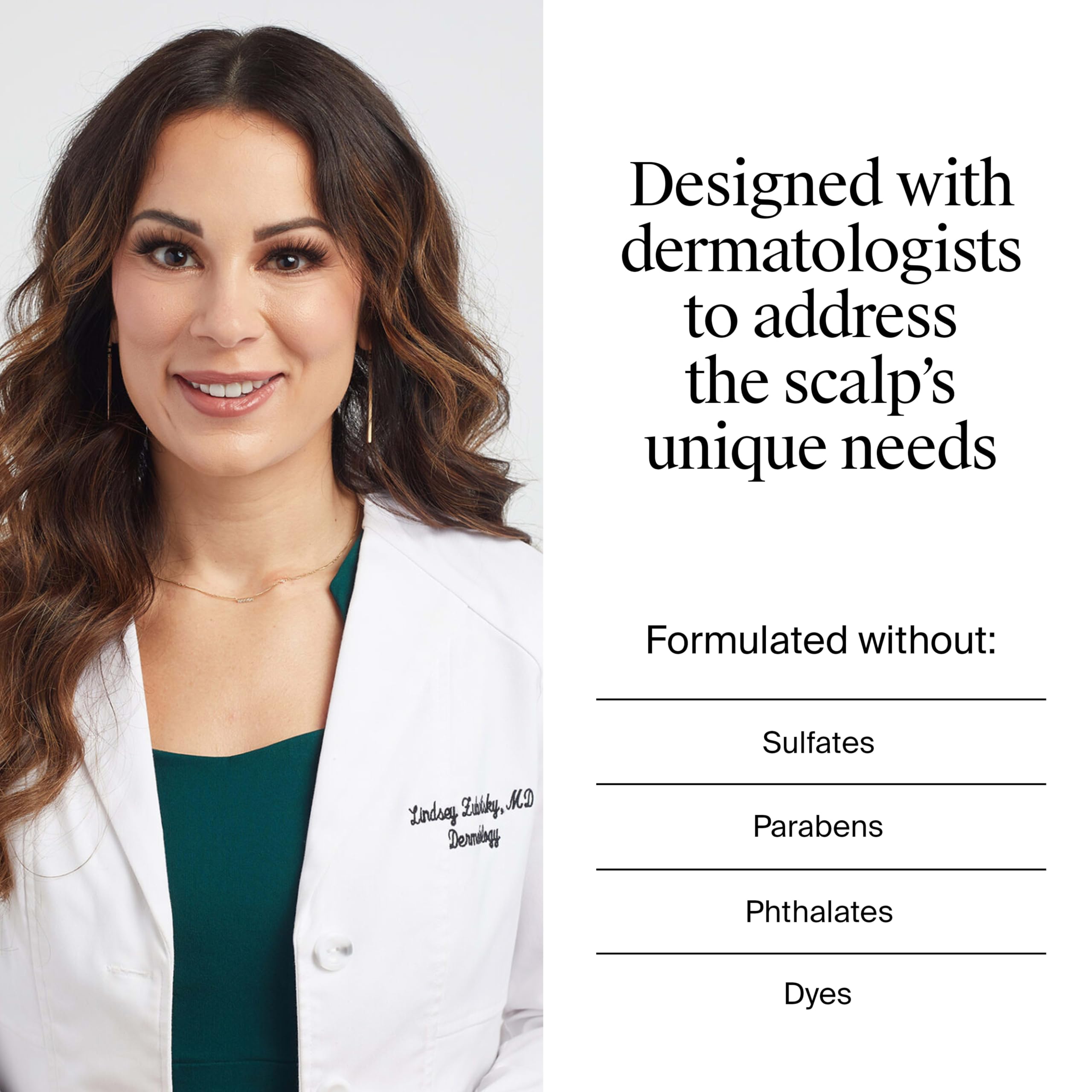 Neutrogena before and after lengths comparison illustrating reduced breakage effect
