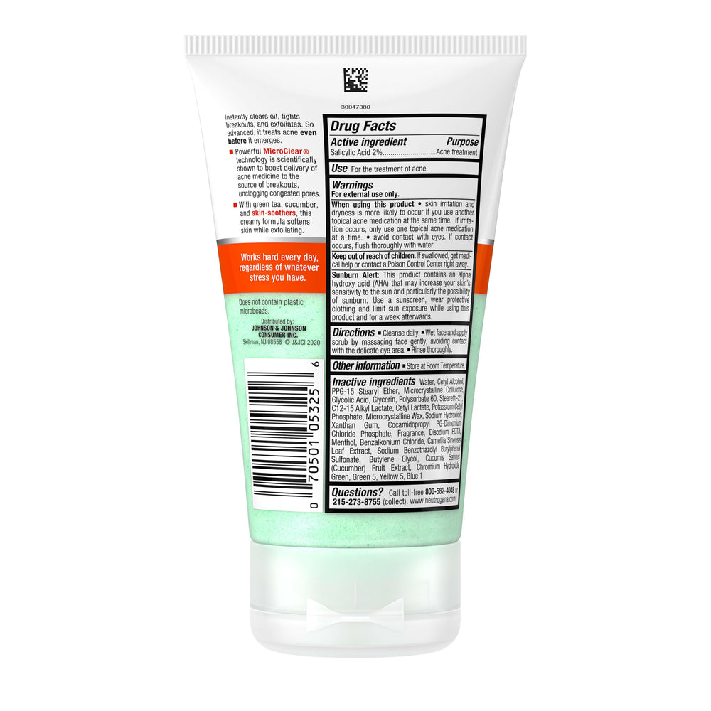 Neutrogena before and after skin texture comparison showing smoother skin