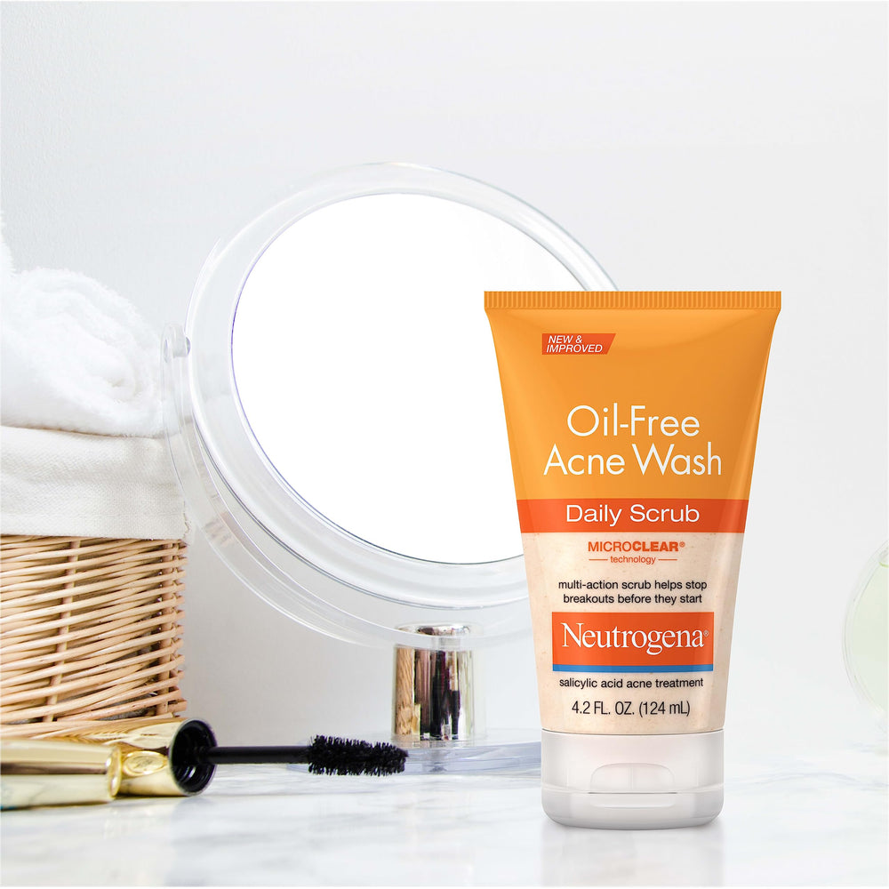 neutrogena conceptual before and after skin texture improvement visualization