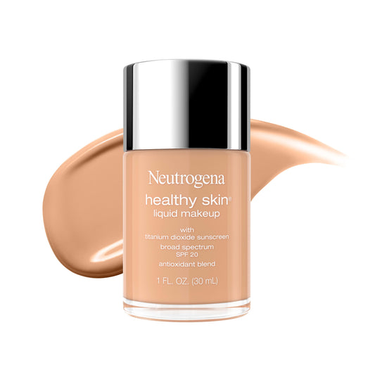 Neutrogena bottle front in Buff 30 showing compact travel-friendly design and finish