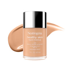 Neutrogena bottle front in Buff 30 showing compact travel-friendly design and finish