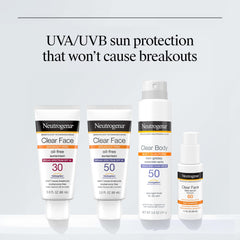 Neutrogena worn during outdoor activity showing water-resistant protection benefit