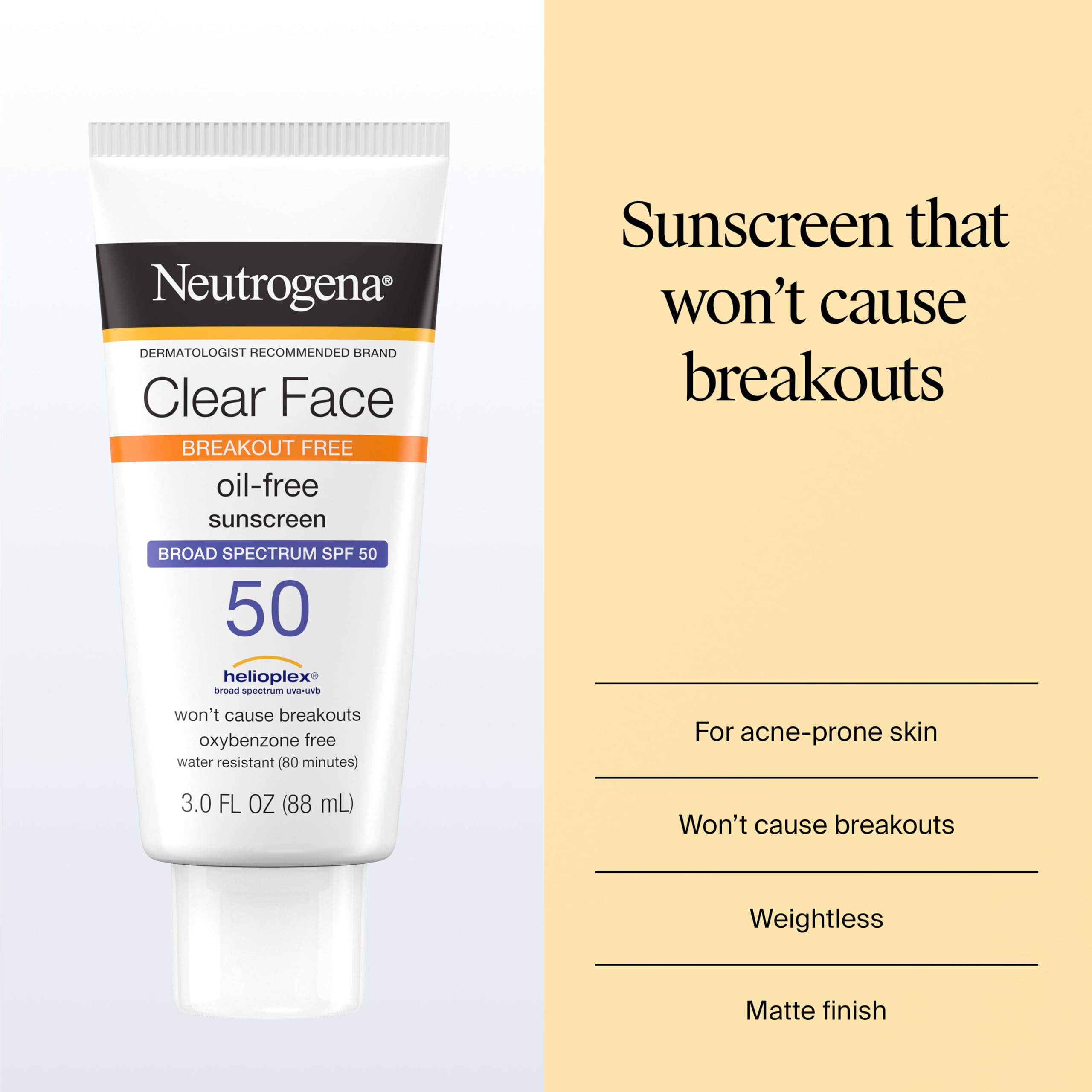 Neutrogena texture close-up of lotion absorbed quickly for lightweight feel