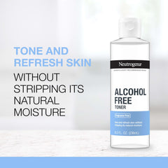 Neutrogena clear liquid texture demonstrating gentle, non-drying formula