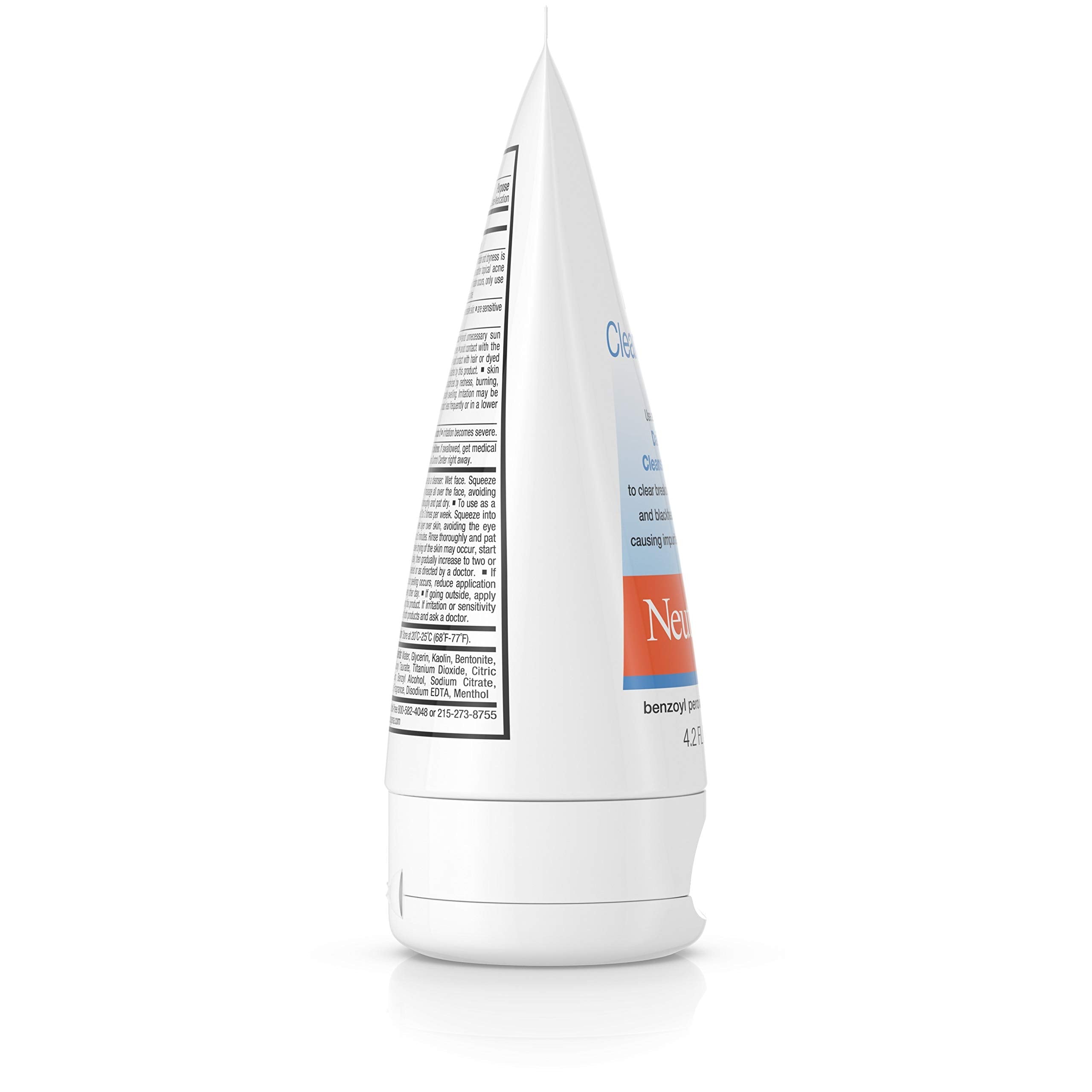 Neutrogena mask applied in hand to illustrate amount and easy spreading