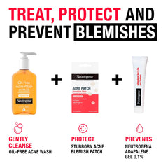 Neutrogena sticker being peeled off gently showing low-irritation removal