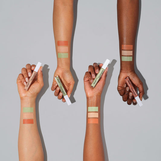 Neutrogena concealer tube open with applicator, easy targeted application benefit
