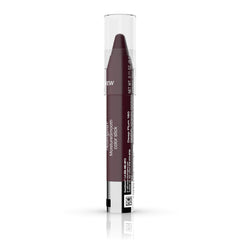 Neutrogena Deep Plum applied on lips demonstrating rich plum color and hydration