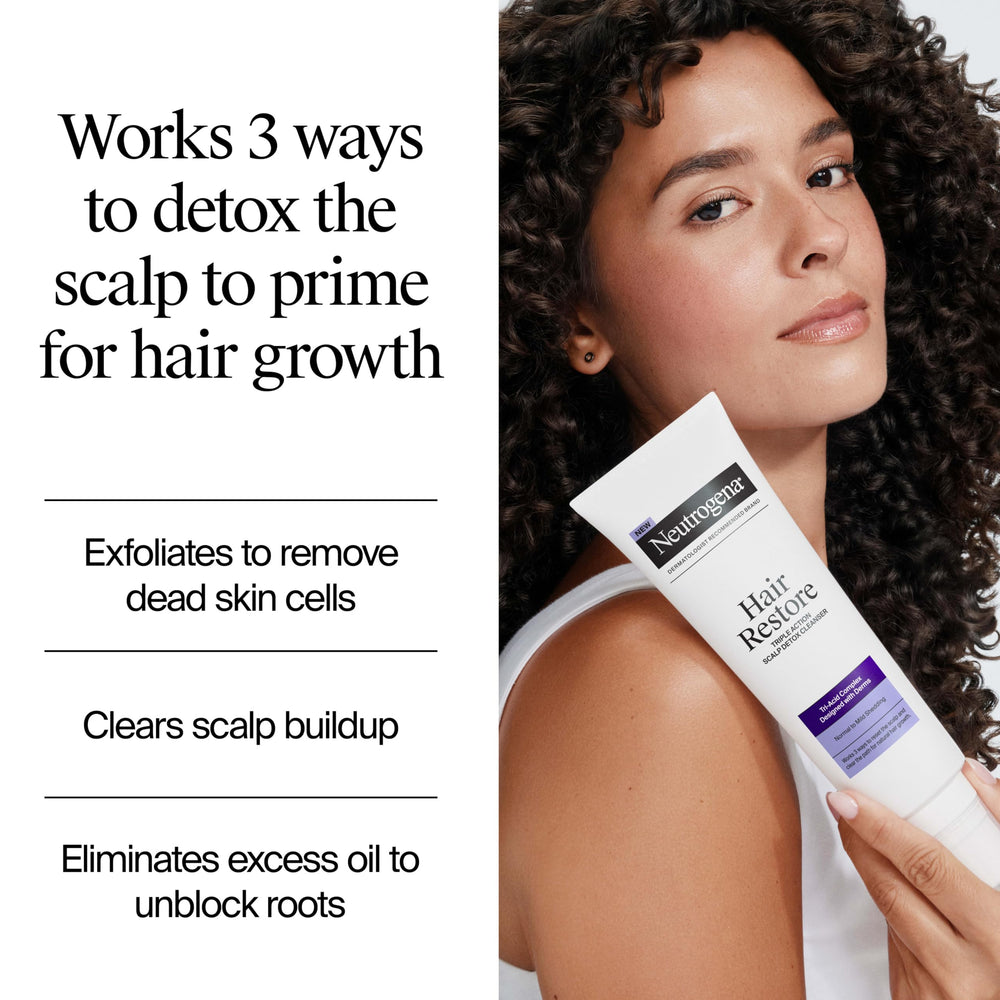 Neutrogena silicone applicator detail for precise scalp delivery and ease