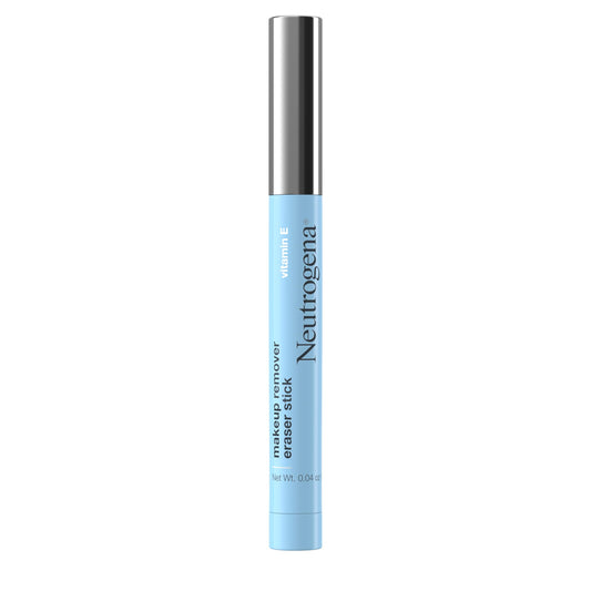 Neutrogena eraser stick front view showing compact gel pen for precise fixes