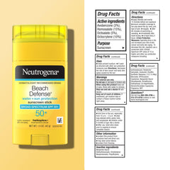 Neutrogena stick used by family outdoors for fast targeted coverage