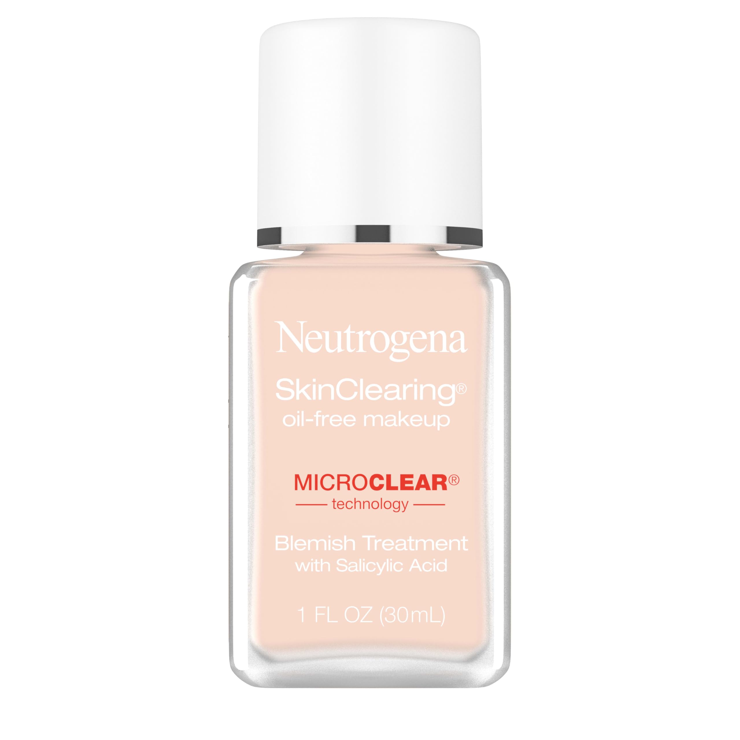 Neutrogena front bottle shot showing Natural Ivory 20 and clean design benefit