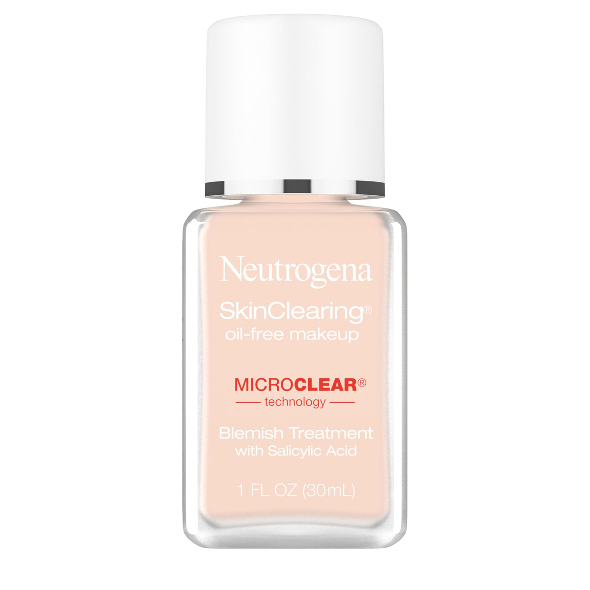 Neutrogena front bottle shot showing Natural Ivory 20 and clean design benefit