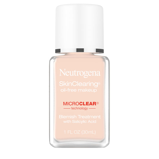 Neutrogena front bottle shot showing Natural Ivory 20 and clean design benefit