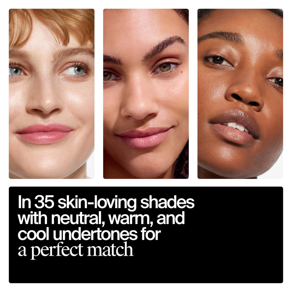 Neutrogena foundation on face during makeup routine for radiant look