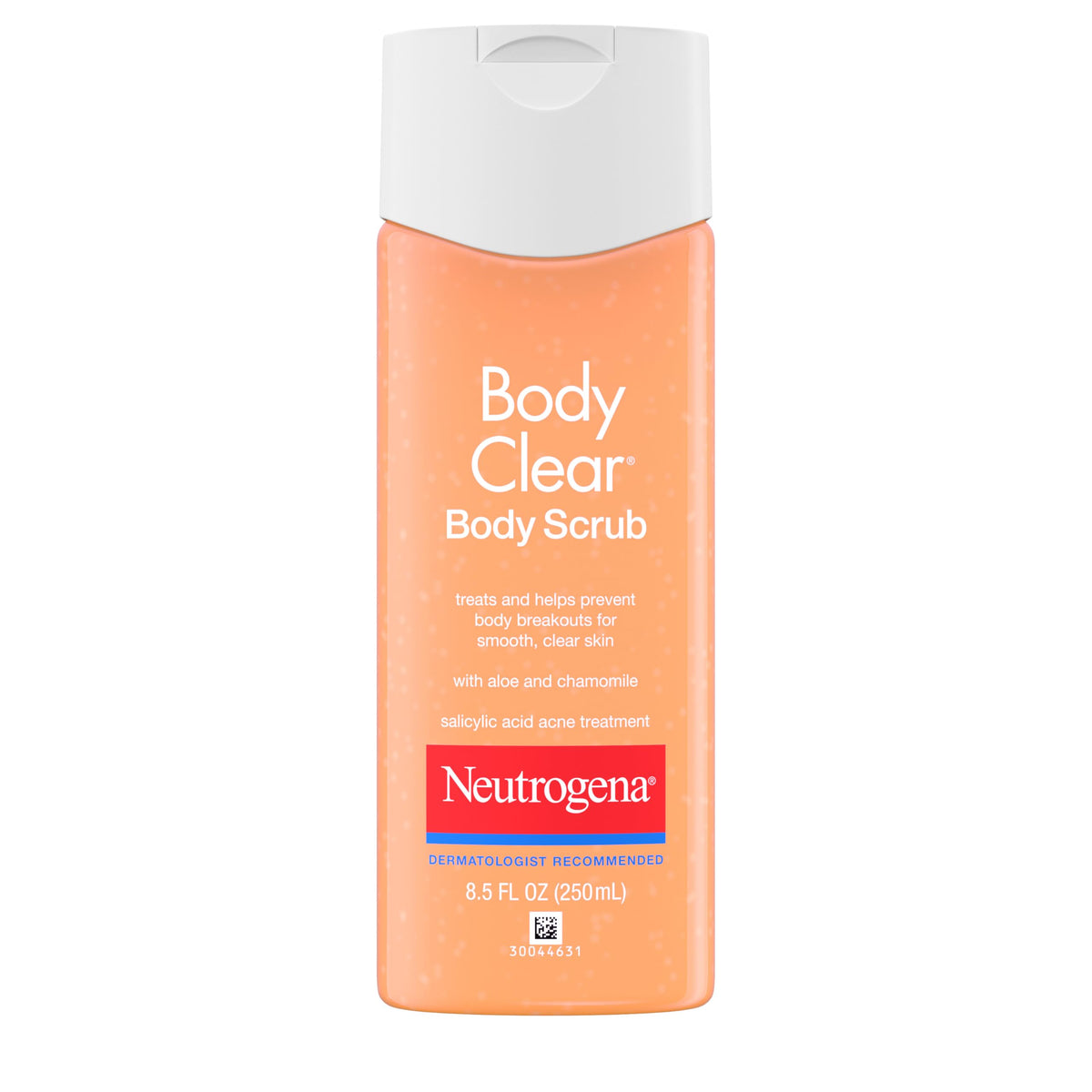 Neutrogena front bottle showing clear label and acne treatment benefit