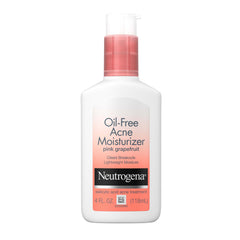 Neutrogena front bottle showing pink grapefruit label and clear benefit of lightweight hydration