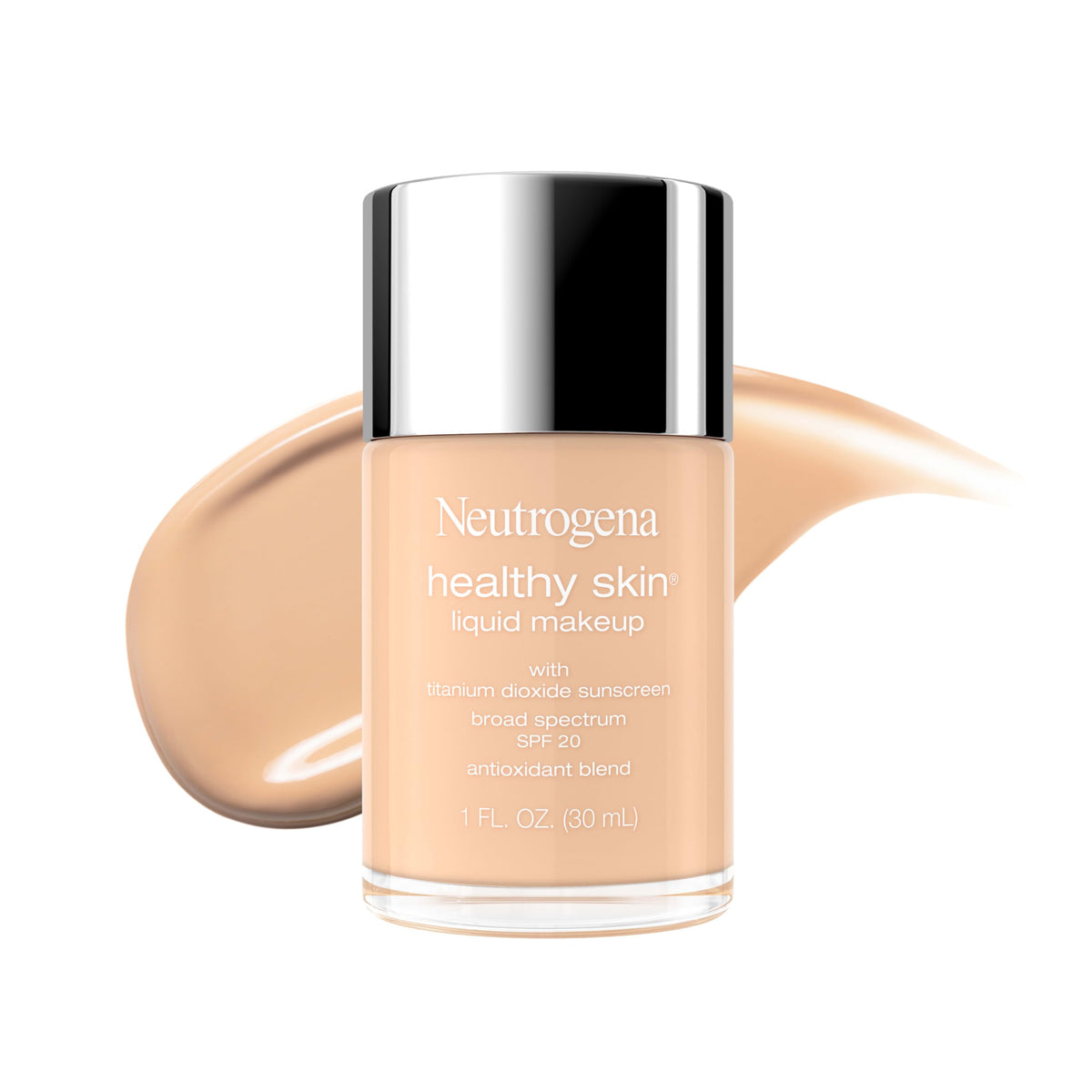 Neutrogena front packaging showing Classic Ivory 160C and benefits