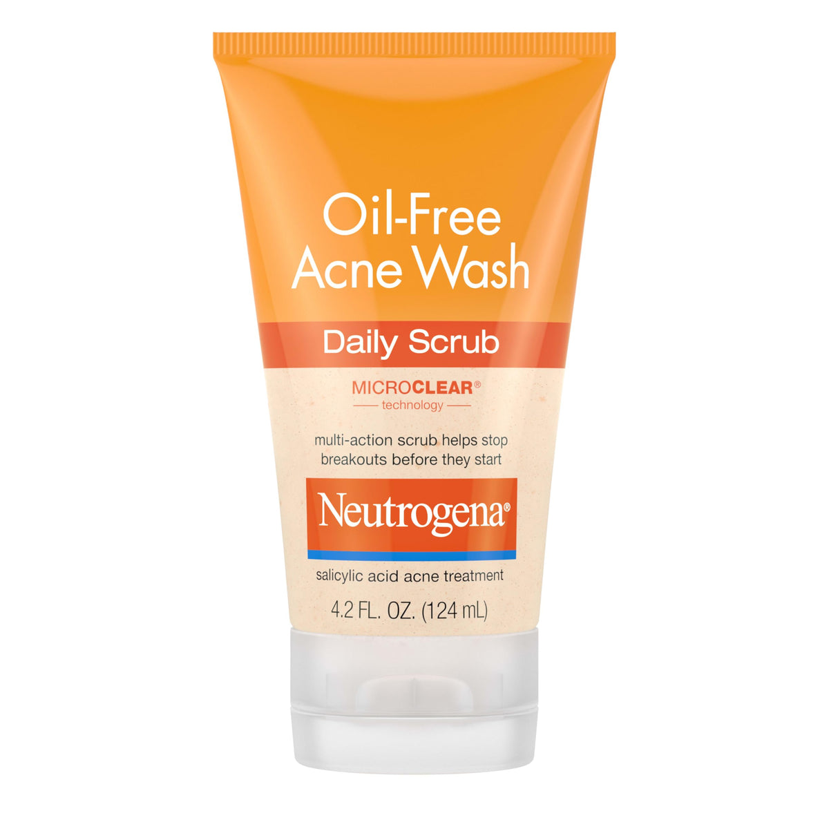 neutrogena front packaging 4.2 oz showing bottle and branding benefit clear skin