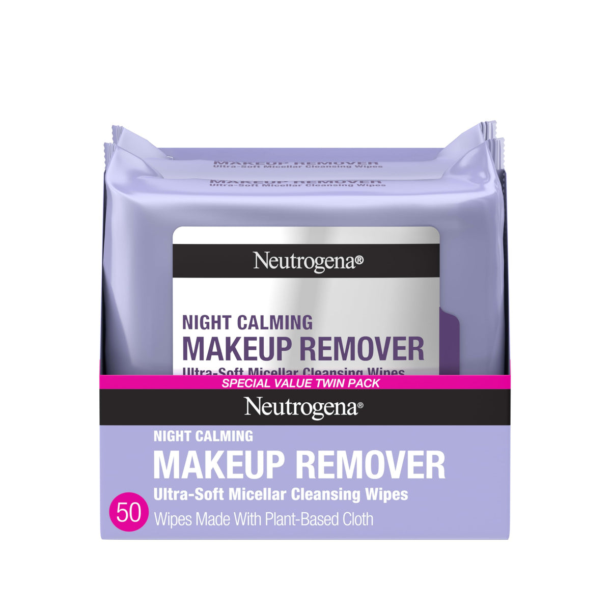 Neutrogena front packaging showing twin pack and calming scent benefit