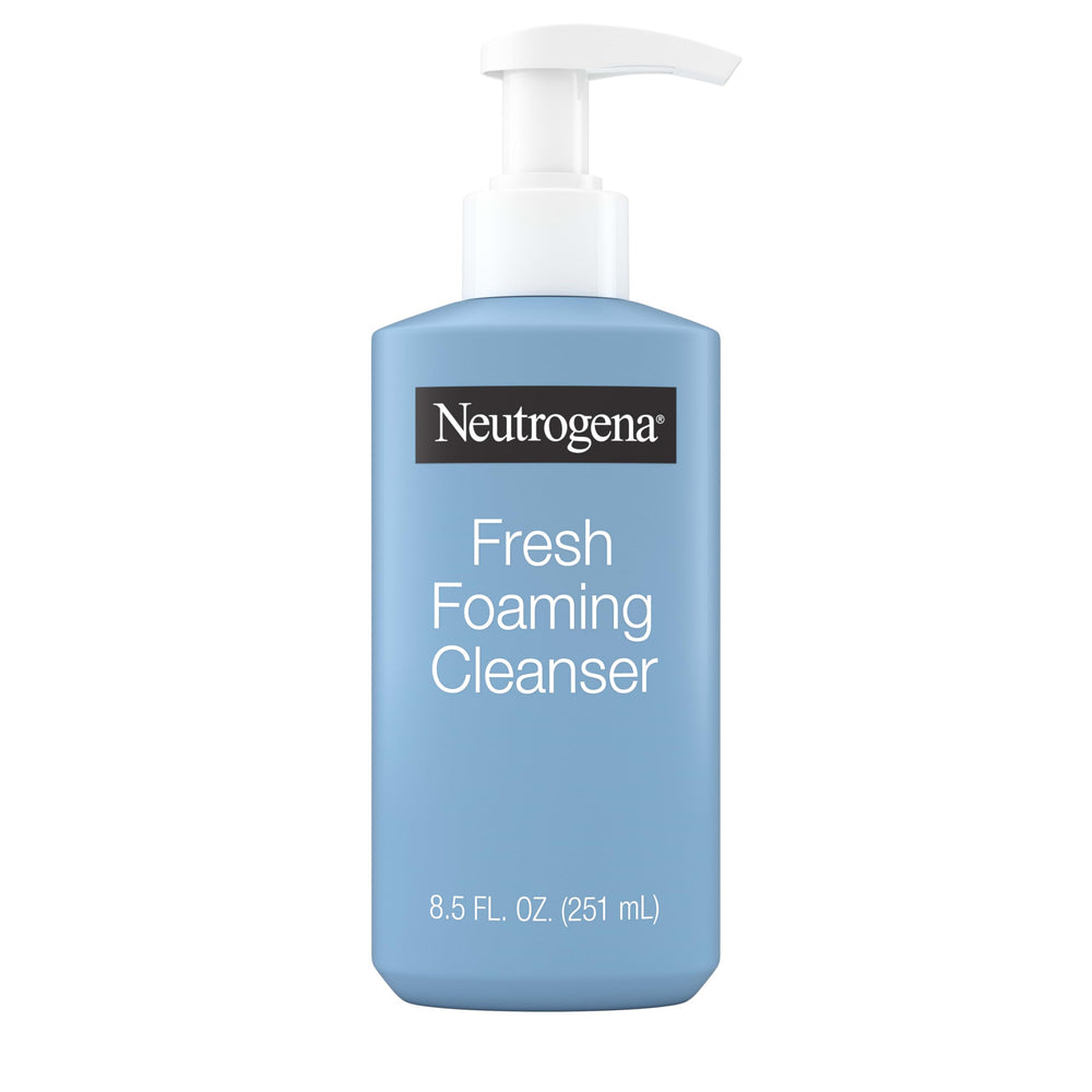 Neutrogena front pump bottle showing label and easy dispensing benefit