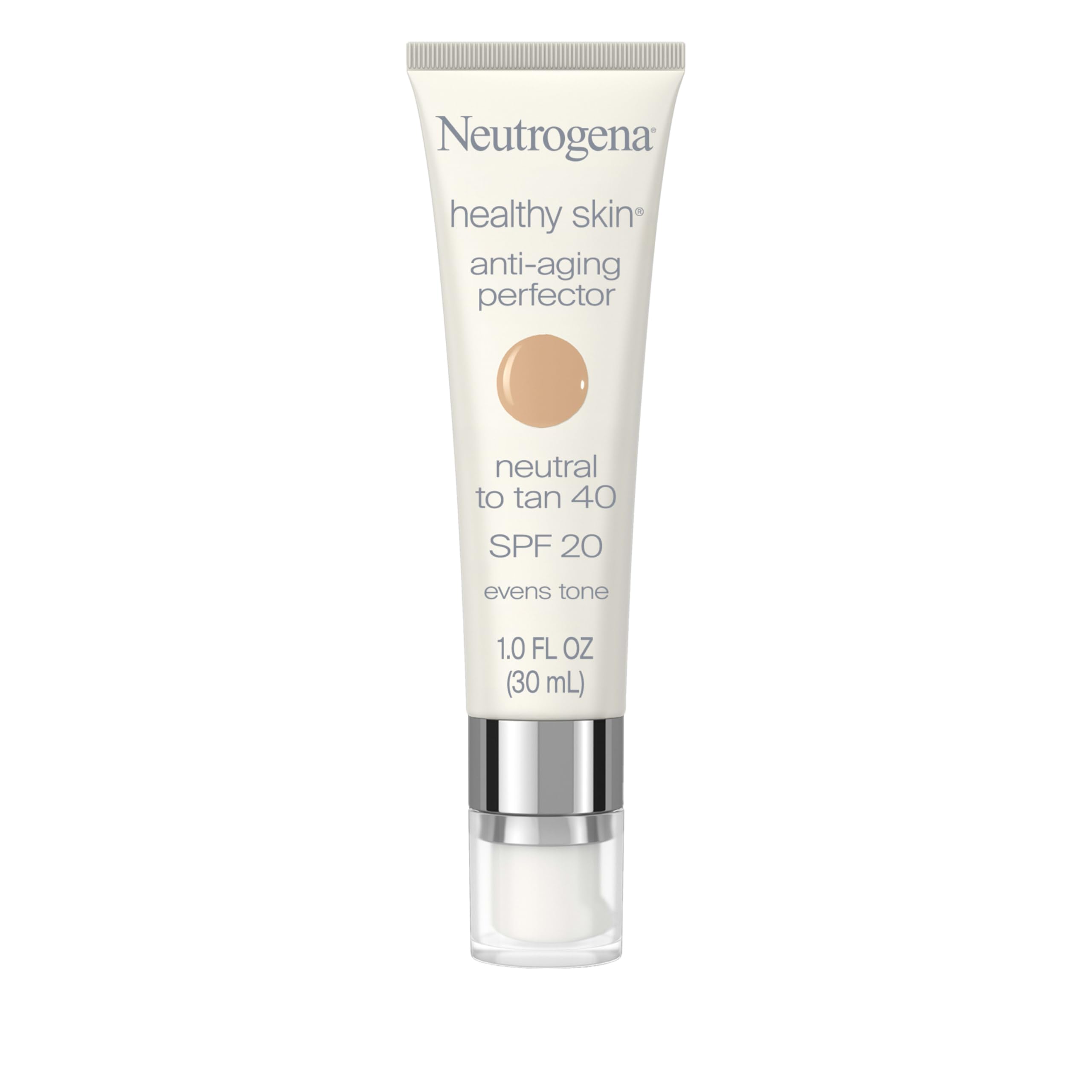 Neutrogena front tube showing product branding and sheer coverage benefit