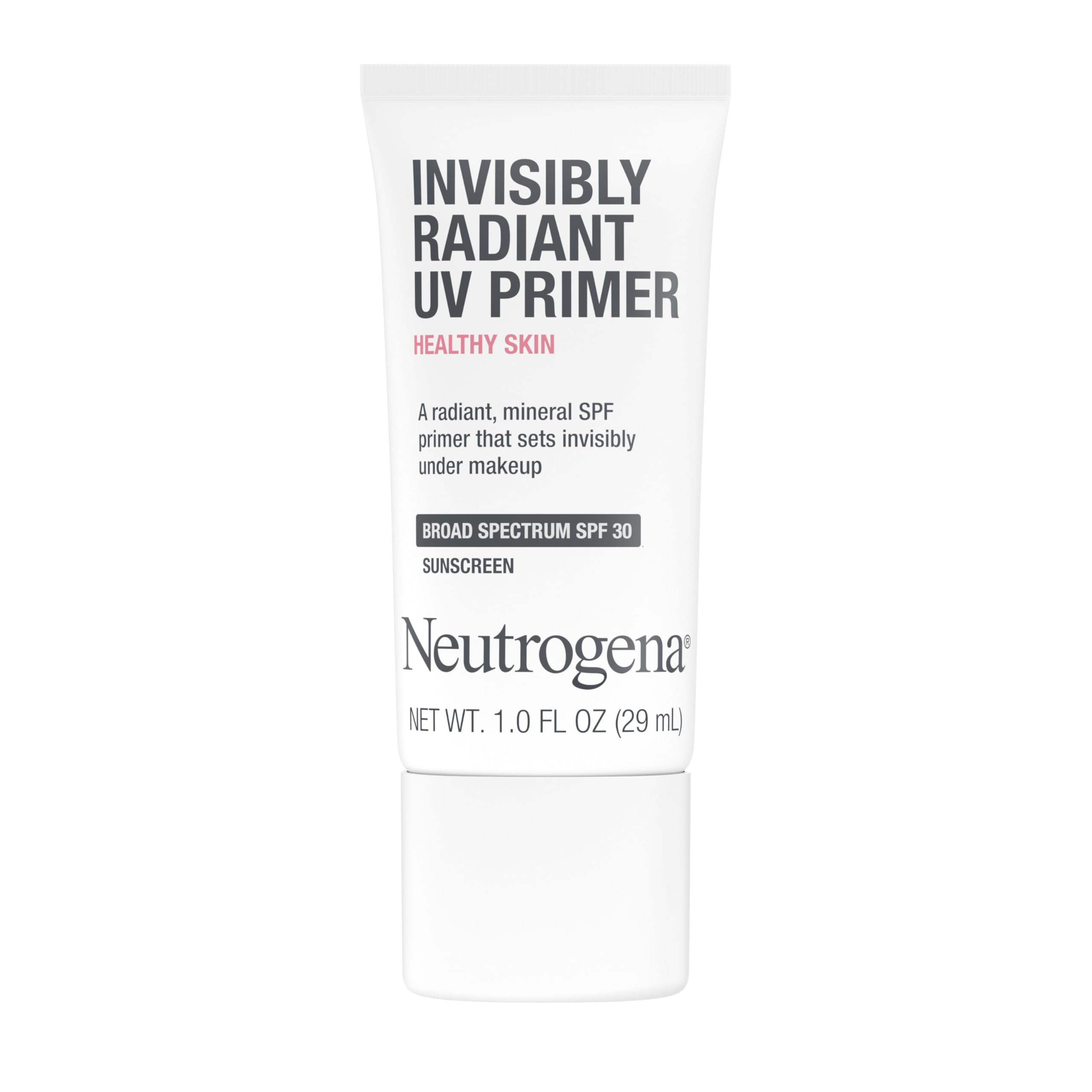 Neutrogena front tube showing packaging and SPF 30 protection benefit