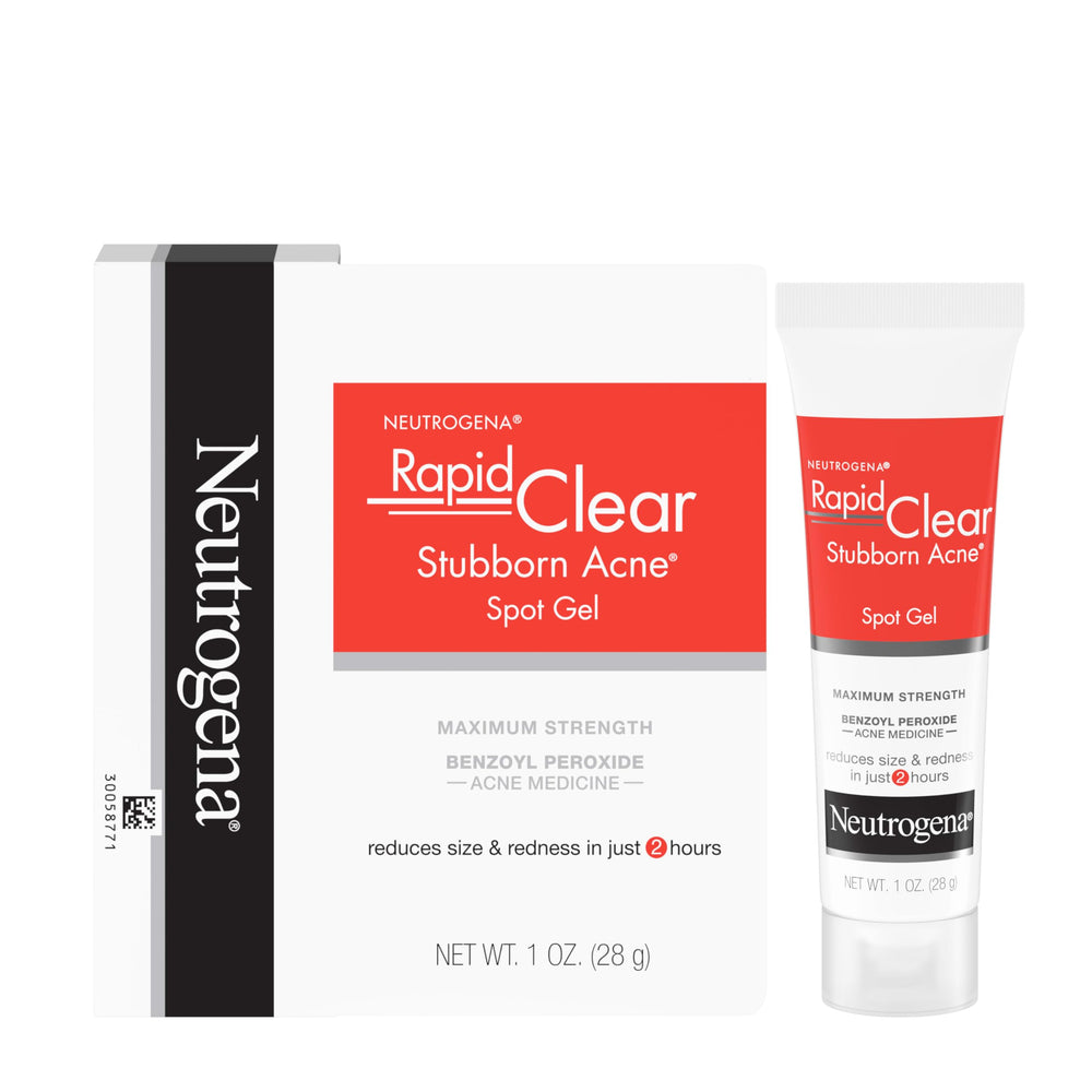 Neutrogena front tube showing packaging and quick treatment benefit