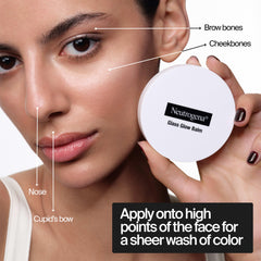 Neutrogena balm inside a makeup bag for travel-ready convenience
