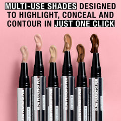 Neutrogena concealer swatch showing lightweight texture and blendability benefit