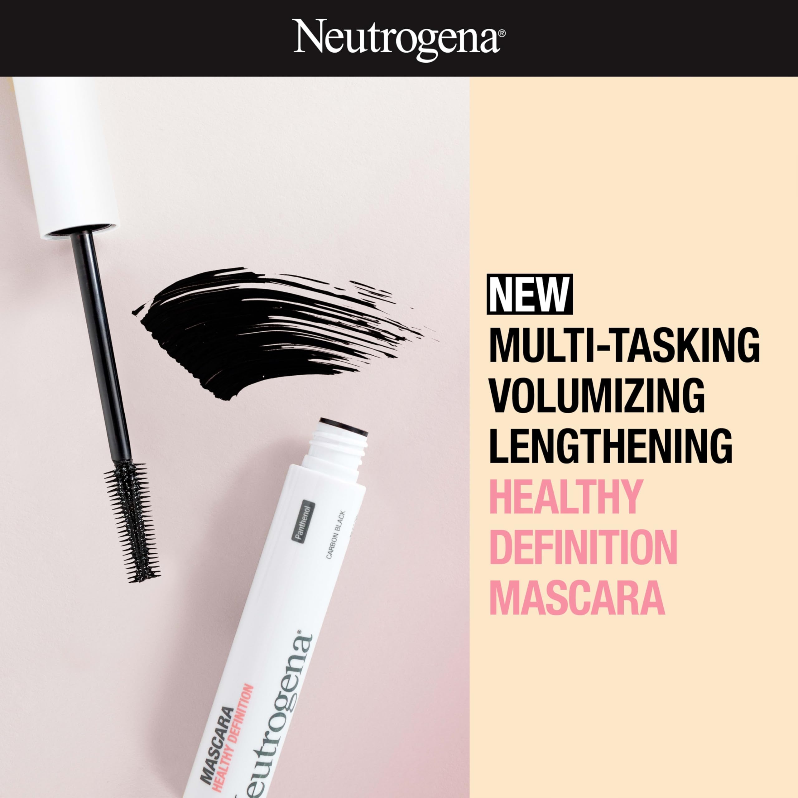 Neutrogena dual-sided brush highlighting comb and wand for shaping