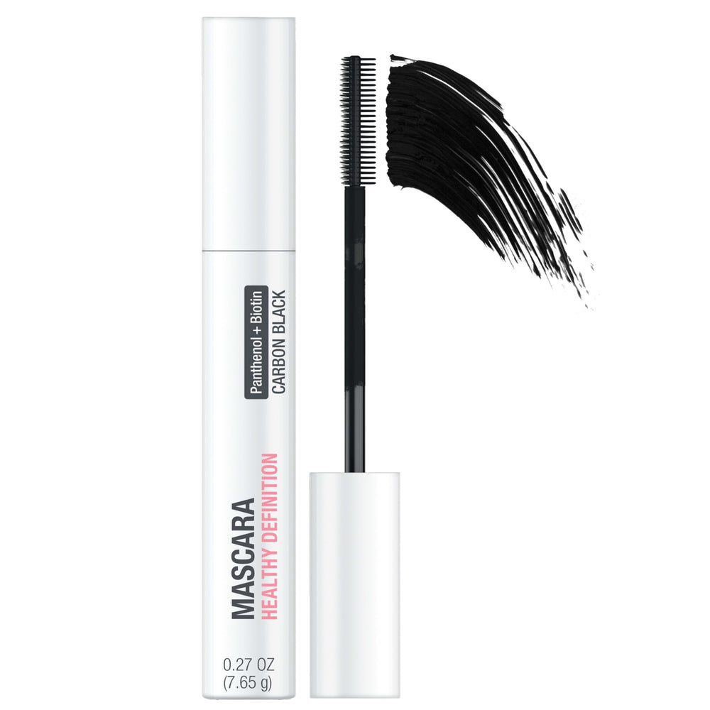 Neutrogena front tube in Carbon Black showing compact size and benefit