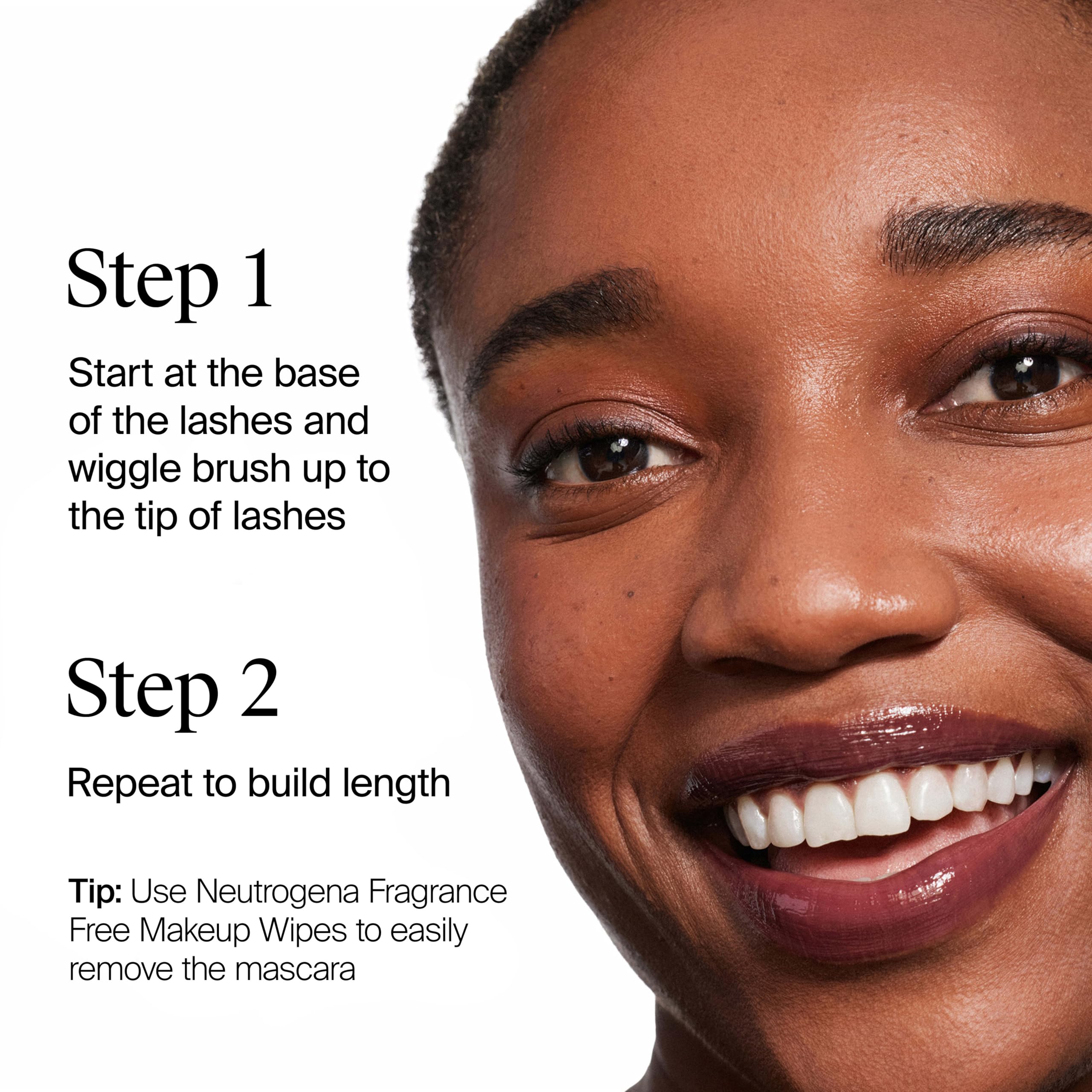 Neutrogena travel-size tube in hand demonstrating convenient portability