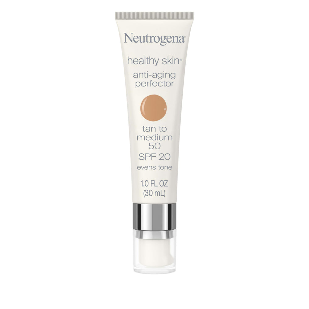 Neutrogena Healthy Skin front tube showing compact travel-friendly design and SPF benefit