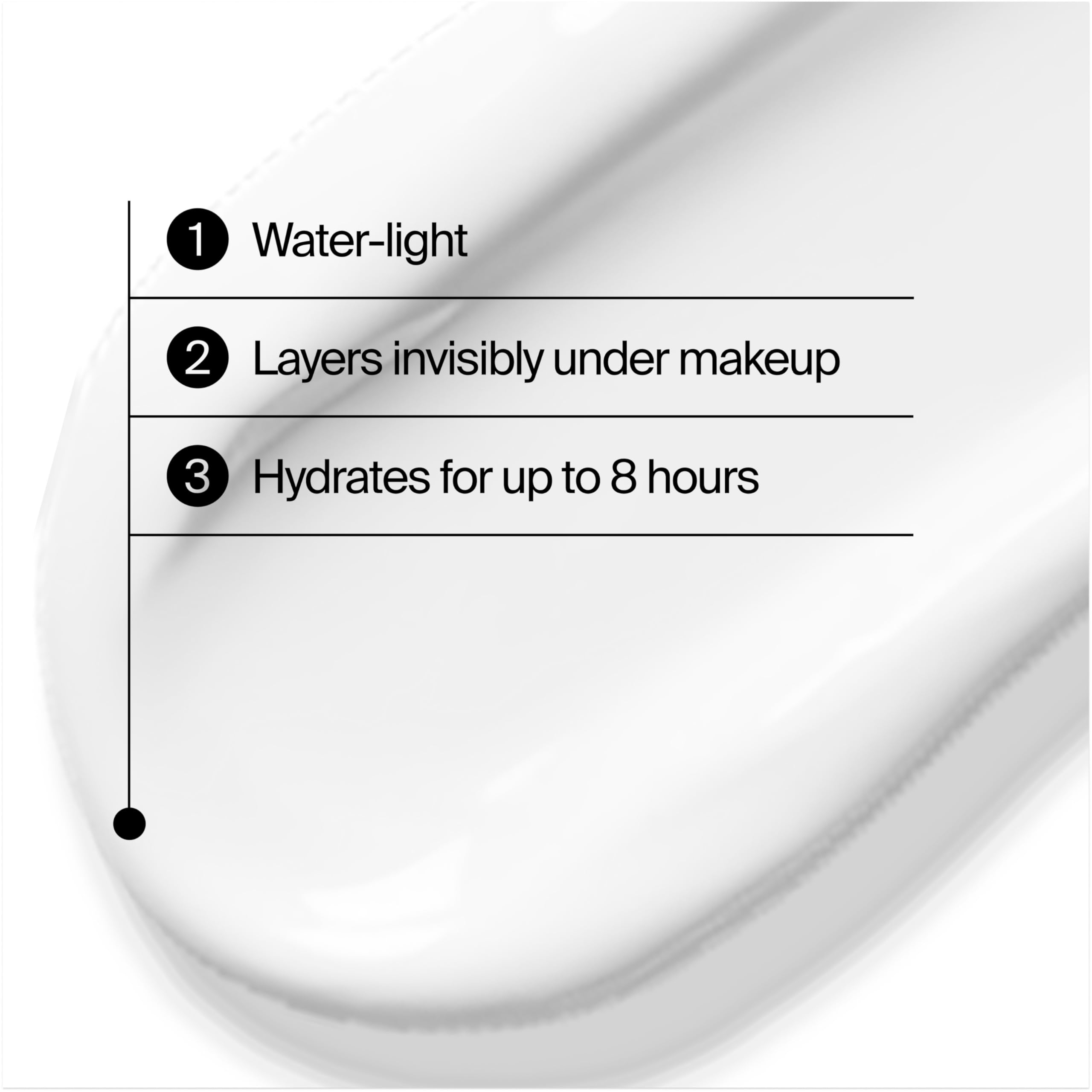 Neutrogena sunscreen being applied on hand to demonstrate quick absorption and smooth finish