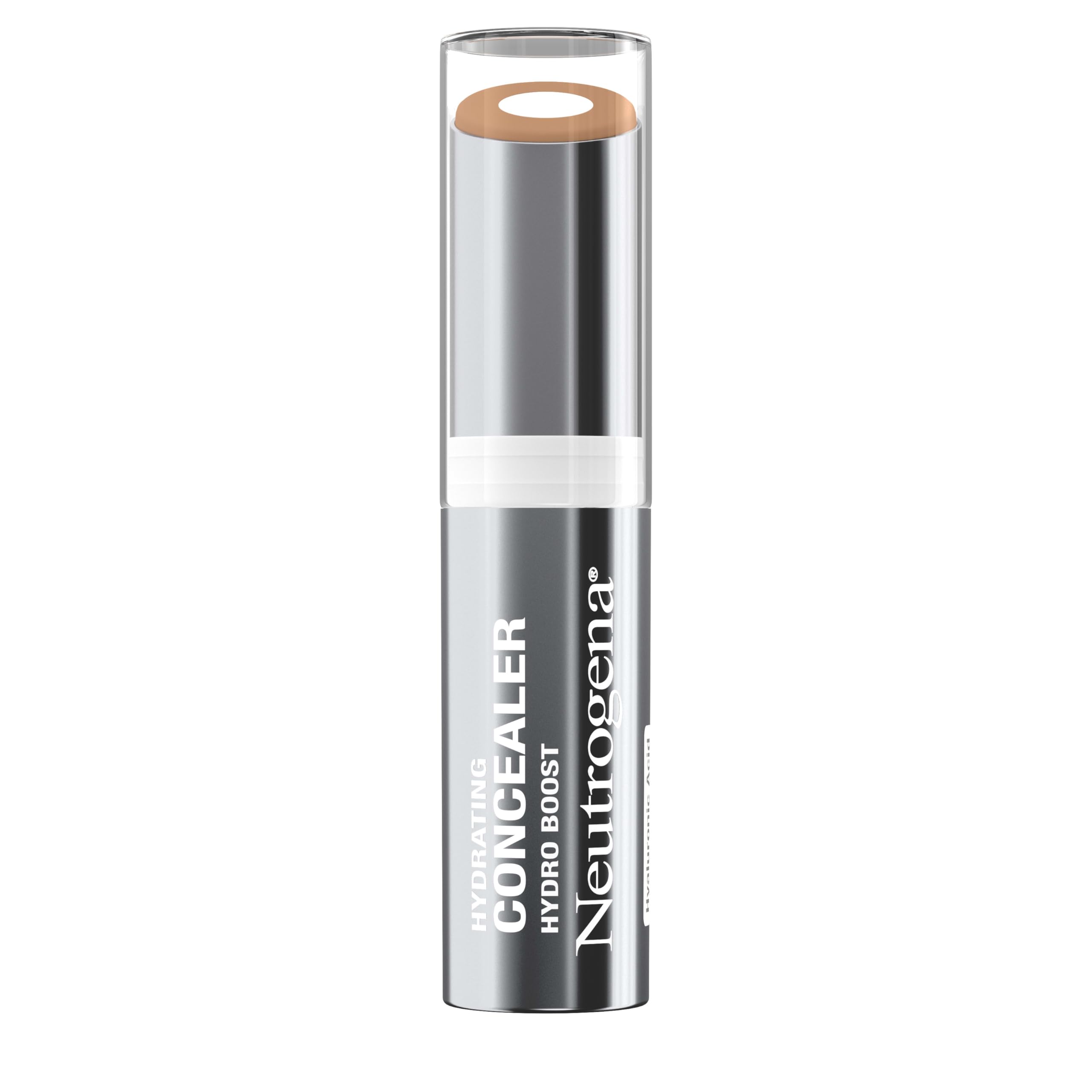 Neutrogena concealer stick open tip demonstrating smooth glide and quick use
