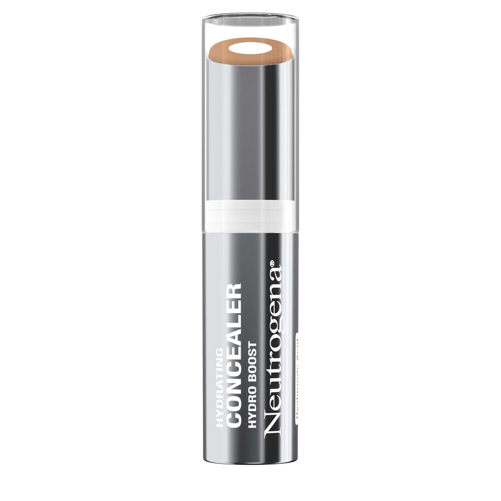Neutrogena concealer stick open tip demonstrating smooth glide and quick use