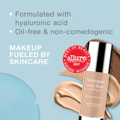 Neutrogena drop of water-gel texture highlighting smooth, hydrating feel