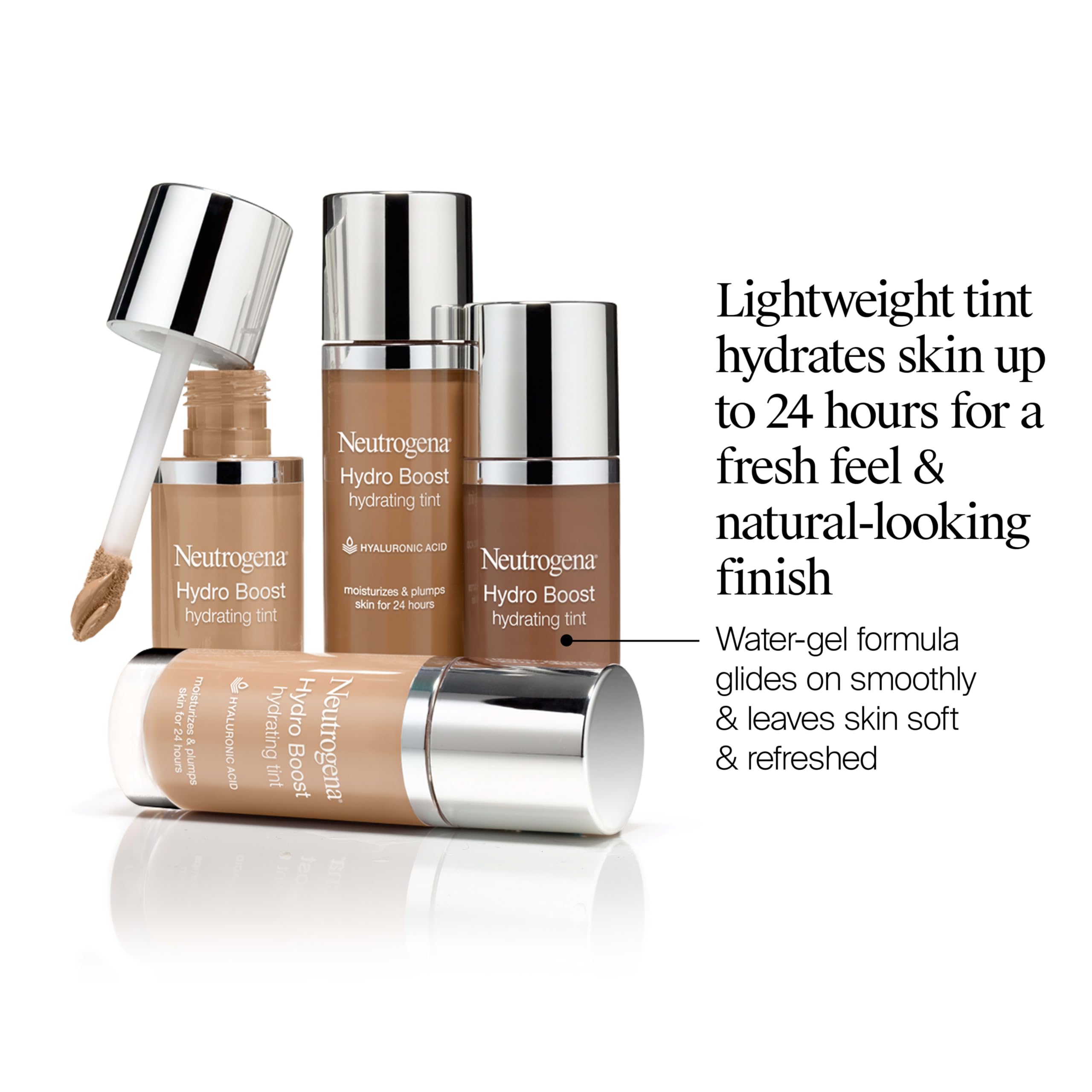 Neutrogena doe-foot applicator close-up for precise, easy application