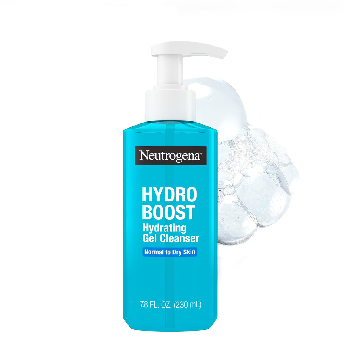 Neutrogena front packaging showing cleanser and benefit of gentle hydration