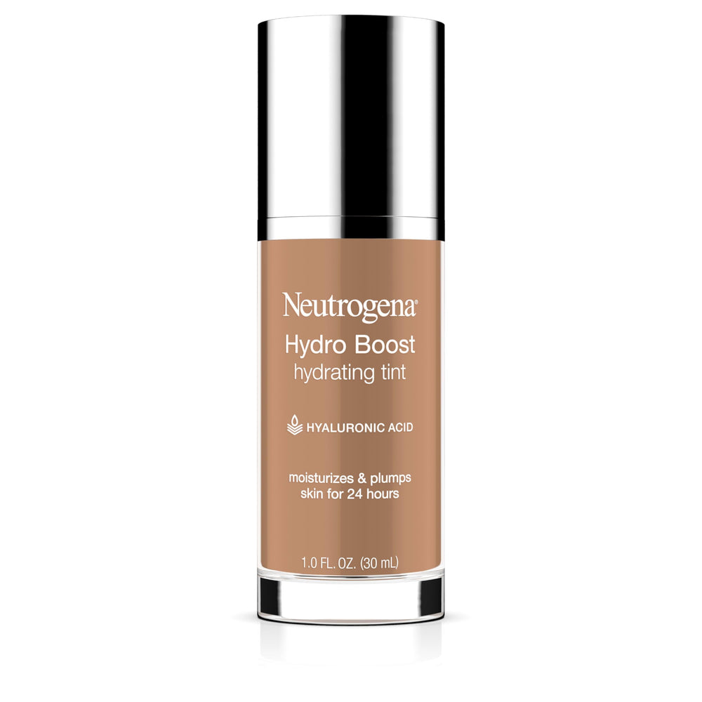 Neutrogena bottle front packaging showing label and shade 115 Cocoa hydration benefit