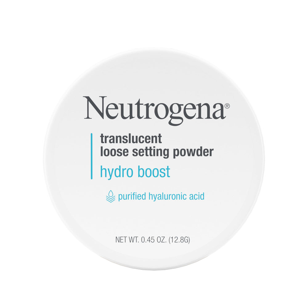 Neutrogena Hydro Boost front packaging shows jar and lid, highlighting portable design and convenience