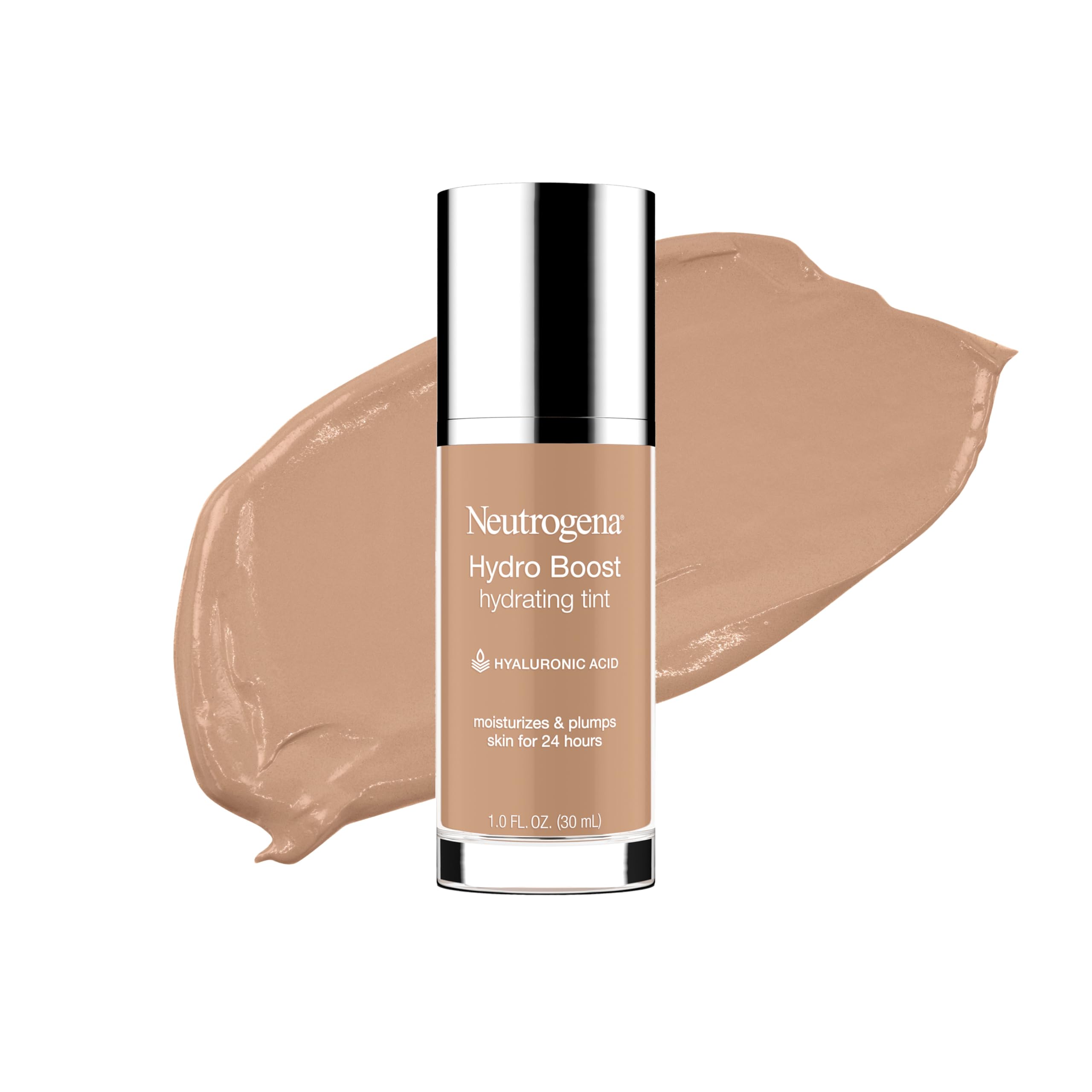 Neutrogena tube front view shows compact travel-friendly foundation
