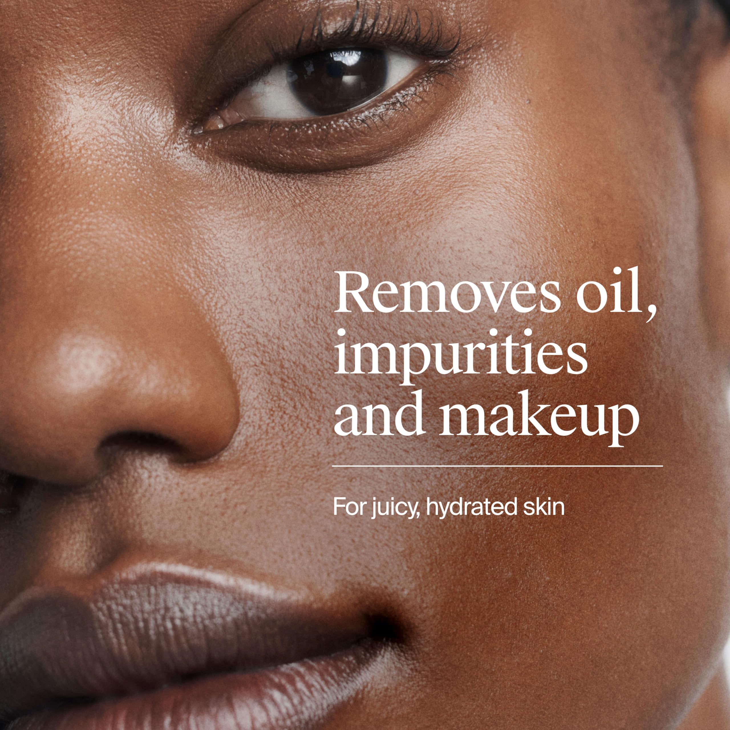 Neutrogena gel texture on hand highlighting hyaluronic acid hydration