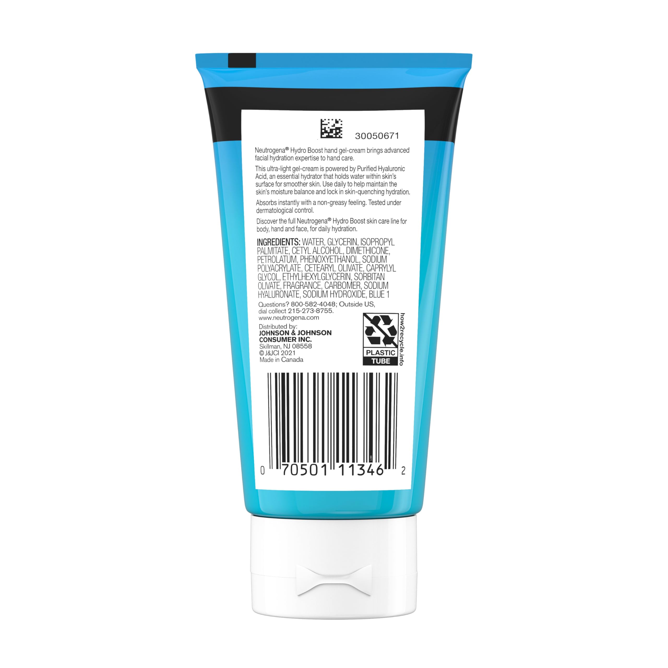 Neutrogena tube on bathroom counter showing everyday routine and quick-dry benefit