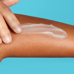 Neutrogena jar open showing lightweight cream consistency for non-greasy finish