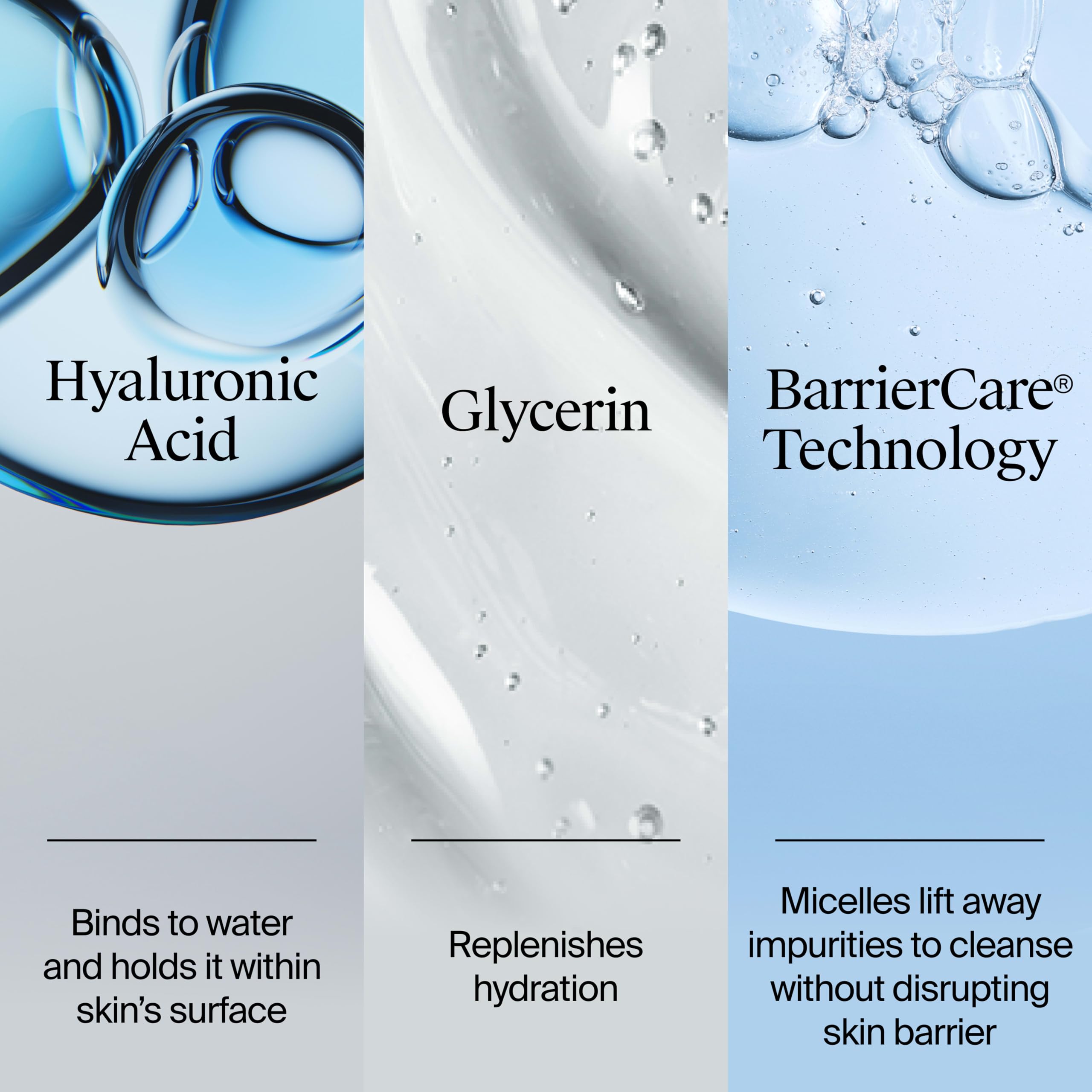 Neutrogena label close-up showing key ingredients and clean formula