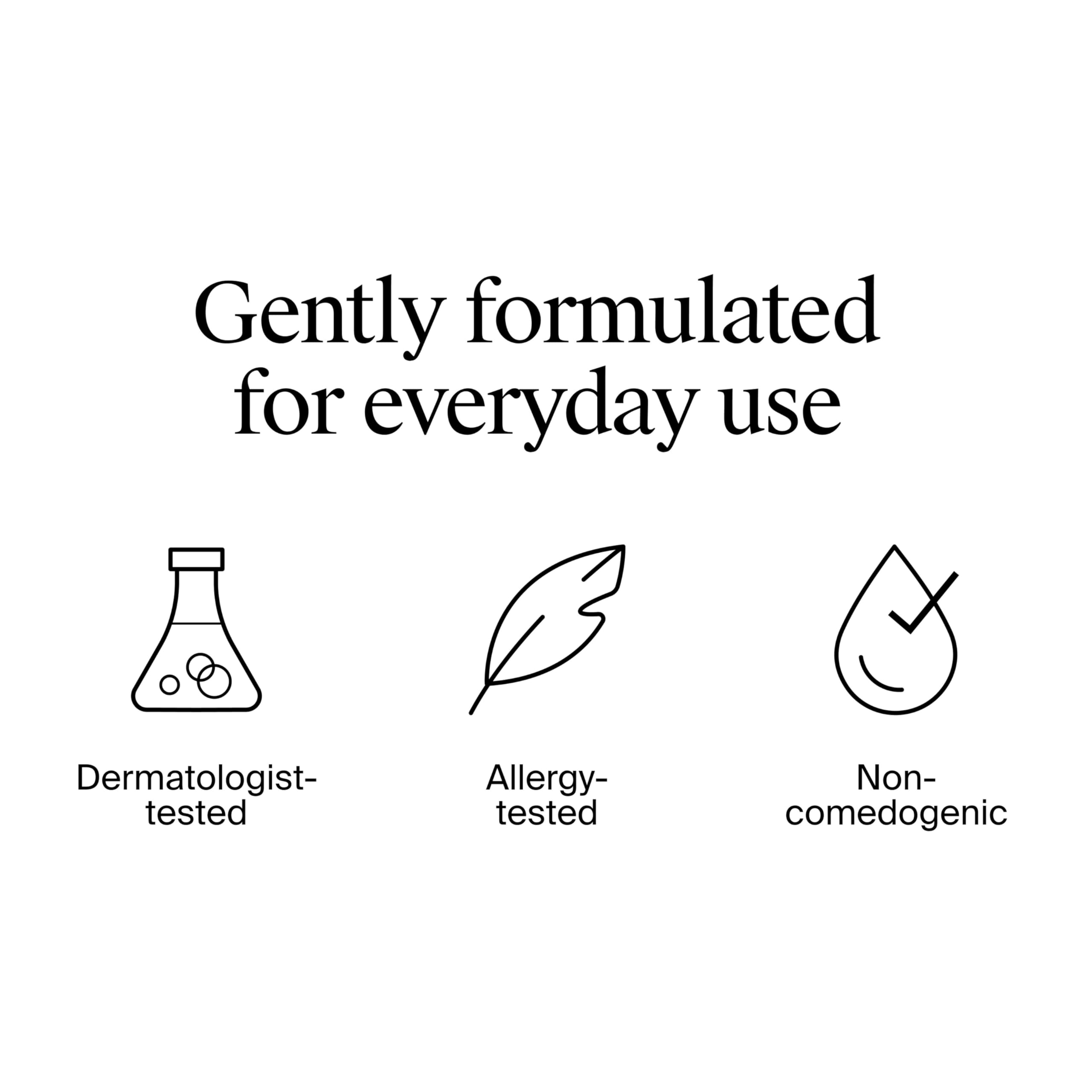 Neutrogena product label close-up highlighting key ingredients and transparency benefit